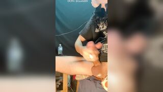 one of my classic large superlatively good cum shots someone got to use this dong to make some porn :P