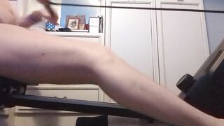 Working out nude for my girlfriend (Week three) "TRYING" to do the correct technique