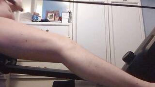 Working out nude for my girlfriend (Week three) "TRYING" to do the correct technique