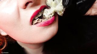 giantess vore fetish clip - eating chocolateMAN