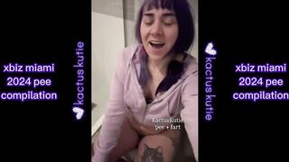 xbiz miami 2024 pee compilation