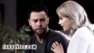 Blond Stepdaughter Has To Satisfy Her Stepdad's Raunchy Needs