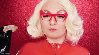 Mukbang ASMR: Eating Chewing Chocolate Car - Latex blond close up episode throat fetish