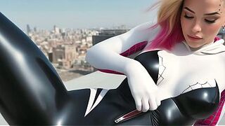 Gwen Stacy - Spider Bitch (AI-Generated)