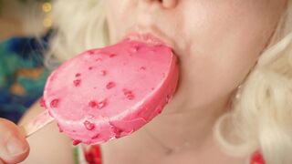 Braces Fetish: mukbang movie scene.