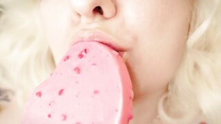 Braces Fetish: mukbang movie scene.