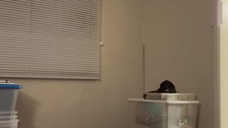 Cumming all over desk to Mia Khalifa