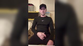 Cumming all over desk to Mia Khalifa