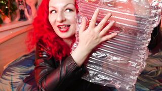 ASMR transparent film with air bubbles