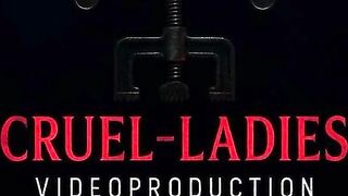 CBT on the stretching rack with Countess Sissy Male and Lady Liana