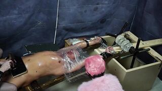 CBT on the stretching rack with Countess Sissy Male and Lady Liana