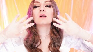 ASMR: surgical latex gloves