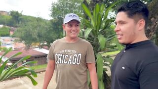 Whilst doing a market in the street, they unintentionally fell into our yards.