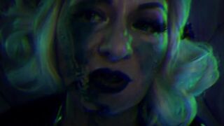 horror movie scene JOI CEI wank jizz drinking instructions- sexy scary witch - domination POV