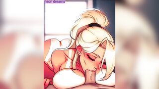 NEON FANTASIES - THE ROD HUNGRY CHEERLEADER