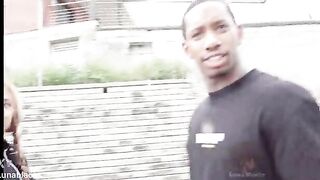 Ebony Chap With Biggest Penis Screws Me on the Street and Cums in My Butt - Luna Blackx