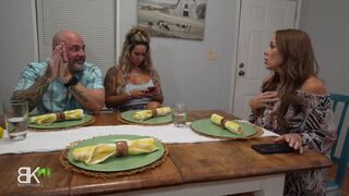 Stepdaughter Misty Meaner gives StepDad Scott Trainor a Peculiar Present