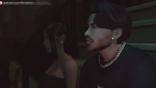 Taking 2 dicks in front of my crush