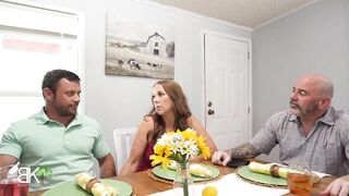 StepMom seduces Large Shlong StepSon Whilst StepDad is Clueless Taking Call from work