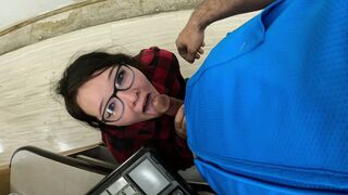 blowing him on the clock more excellent not groan