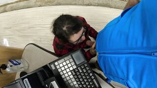 blowing him on the clock more excellent not groan