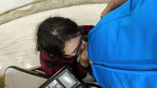 blowing him on the clock more excellent not groan