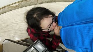 blowing him on the clock more excellent not groan