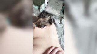 Dad screws me with a sex toy