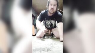 A insane homosexual dude from Russian Federation likes new goo so much that that guy's willing to eat it right off the filthy floor!