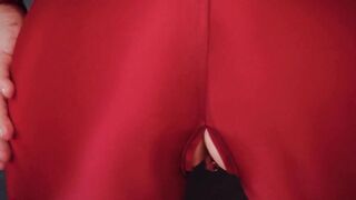 StepMom fetish episode: spandex curvy mother I'd like to fuck with pin up style - entice and messy talk POV