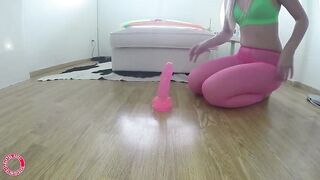 Samantha Rone Gets Lewd As This babe Plays With Her Hoops & Melons!