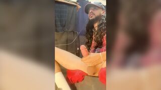 atlanta braves bbc 9" jock cums on my own schlong