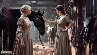 Ai mysterious gal surrenders to gutsy longing in steamy cg animation shemale hentai lesbo scene with oral-sex and facial spunk flow