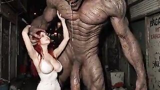Holly ran into a monster part 1 (AI-generated) (No live-action) (NSFW) (fully voice)