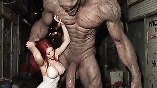 Holly ran into a monster part 1 (AI-generated) (No live-action) (NSFW) (fully voice)
