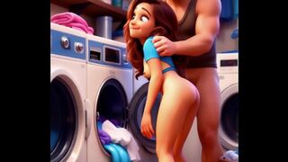 ai generated sex stuck in a laundry room stepsister