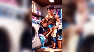 ai generated sex stuck in a laundry room stepsister