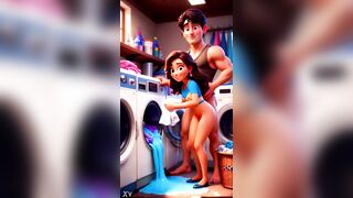 ai generated sex stuck in a laundry room stepsister