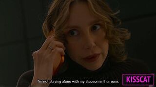 What Happens When Slutty Step Mommy Shares Hotel Daybed with Step Son All Night?