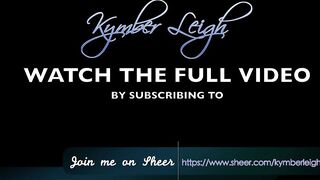 Step Mama Had to Use My Hand And Her Throat On Juniors Hard Ramrod To Aid ~ Kymber Leigh