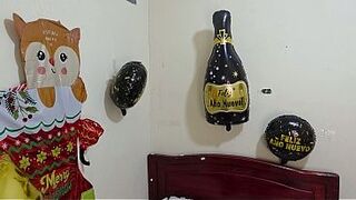 Up the booty of my large-assed stepdaughter to celebrate Recent Year's