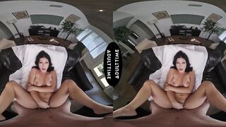 UP CLOSE VR - PAWG mother I'd like to fuck Queenie Sateen Lets U Do Soever U Desire With Her Juicy Cunt POV