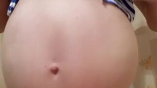 My garments have become also tiny for my bloated drum????My navel is so large????Greater quantity -- on my OF????????