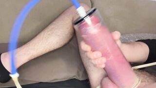 My large jock dick pump