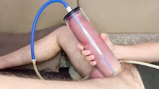 My large jock dick pump