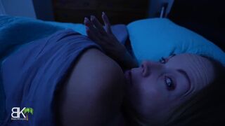 StepSon Hops Into StepMoms Couch After Nightmare - 1of3