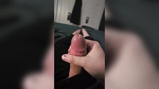 Wank in advance of couch