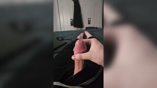 Wank in advance of couch