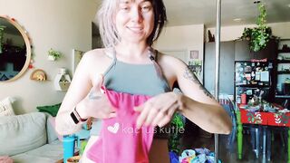 showing u my perspired shirt after my walk (FULL EPISODE)