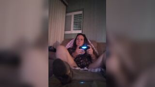 Amateur mother I'd like to fuck Playing Clip Games In Hawt Night Gown